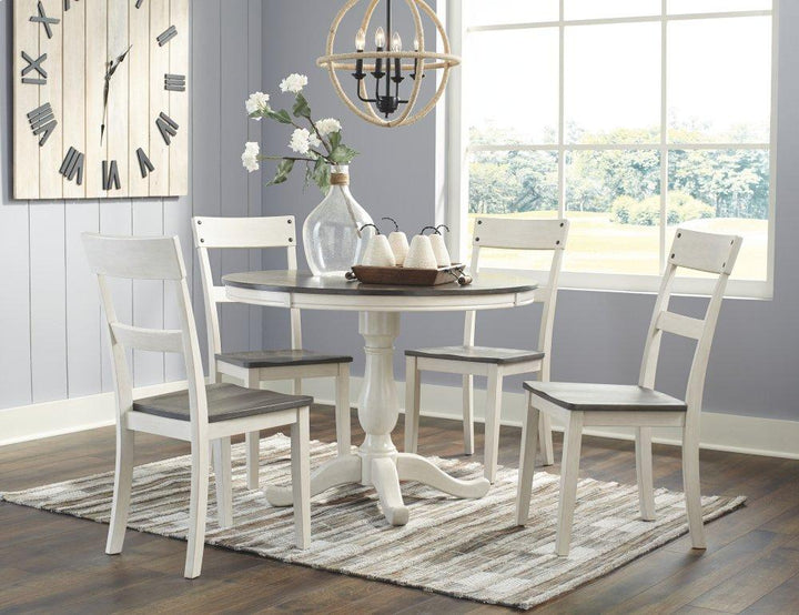 ASHLEY FURNITURE PKG008917 Dining Table and 4 Chairs