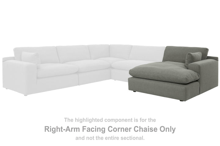 ASHLEY FURNITURE 1000717 Elyza Right-arm Facing Corner Chaise