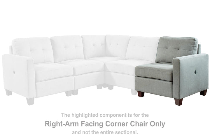 ASHLEY FURNITURE 5570565 Edlie Right-arm Facing Corner Chair