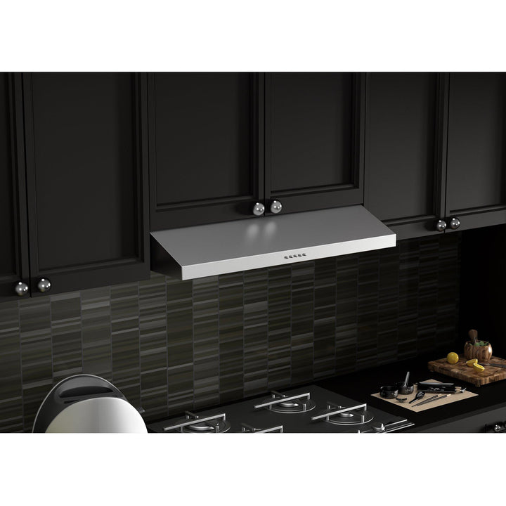 ZLINE KITCHEN AND BATH 61530 ZLINE 280 CFM Ducted Under Cabinet Range Hood in Stainless Steel - Hardwired Power