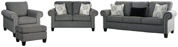 ASHLEY FURNITURE PKG001744 Sofa, Loveseat, Chair and Ottoman