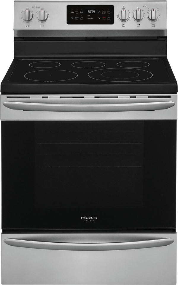 FRIGIDAIRE GCRE3038AF Gallery 30" Freestanding Electric Range with Steam Clean