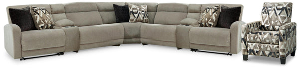 ASHLEY FURNITURE PKG008165 7-piece Sectional With Recliner