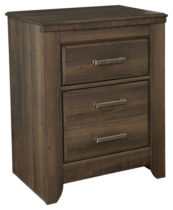 ASHLEY FURNITURE PKG004052 California King Poster Bed With Mirrored Dresser, Chest and 2 Nightstands