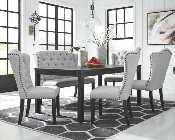 ASHLEY FURNITURE PKG000194 Dining Table and 4 Chairs and Bench