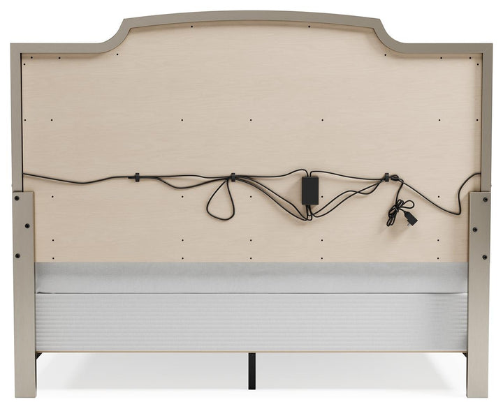 ASHLEY FURNITURE B744B4 Chevanna California King Upholstered Panel Bed