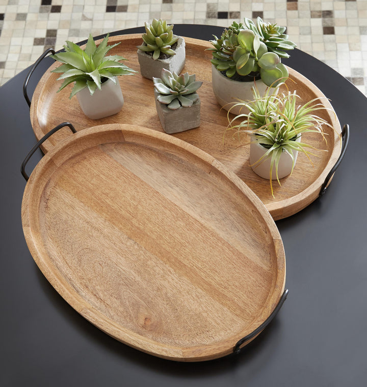 ASHLEY FURNITURE A2000455 Jocelyne Tray set of 2
