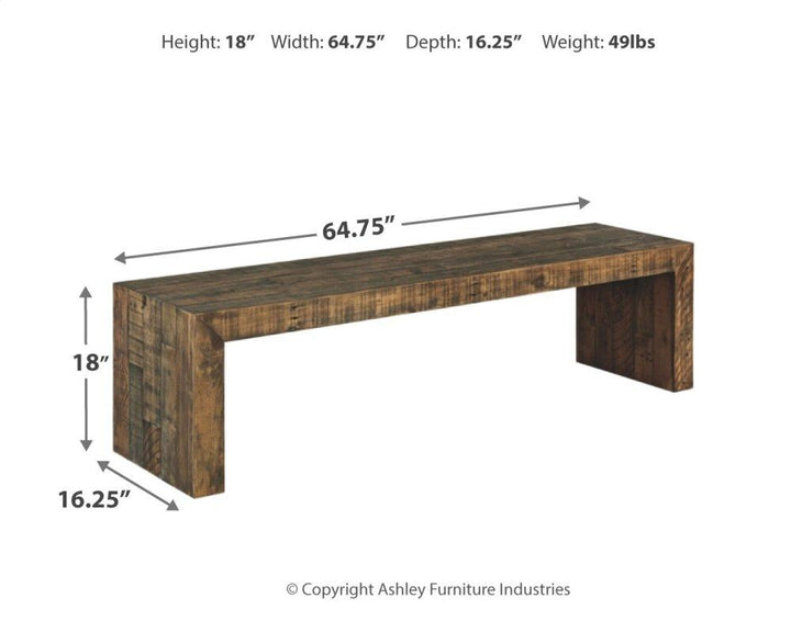 ASHLEY FURNITURE D775D6 Sommerford Dining Table With 4 Chairs and Bench