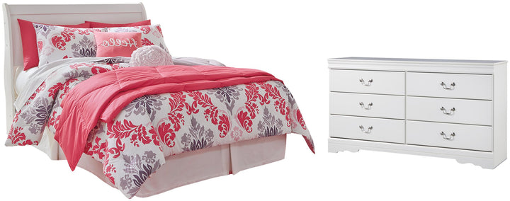 ASHLEY FURNITURE PKG002571 Full Sleigh Headboard With Dresser