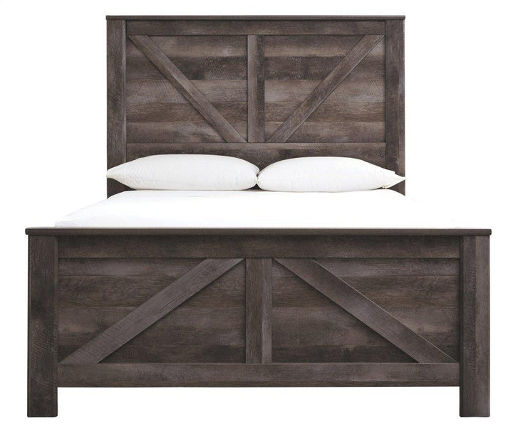 ASHLEY FURNITURE B440B9 Wynnlow Queen Crossbuck Panel Bed