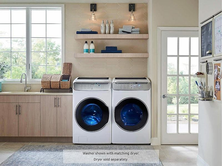SAMSUNG WV60M9900AW 6.0 cu ft. Smart Washer with Flexwash in White