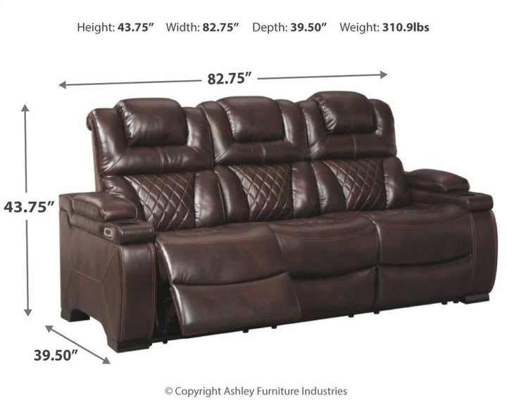 ASHLEY FURNITURE 75407U2 Warnerton Power Reclining Sofa and Loveseat