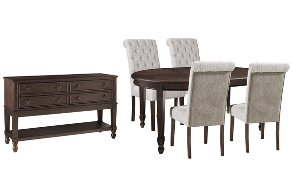 ASHLEY FURNITURE PKG002159 Dining Table and 4 Chairs With Storage