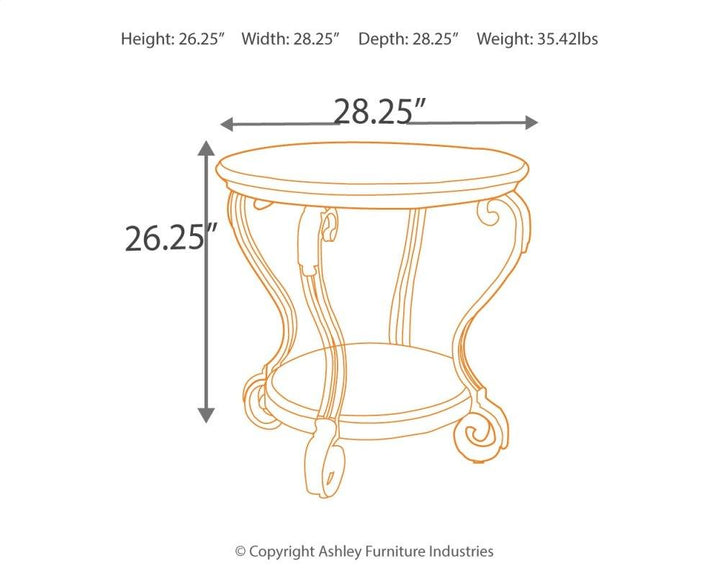 ASHLEY FURNITURE PKG007225 Coffee Table With 2 End Tables