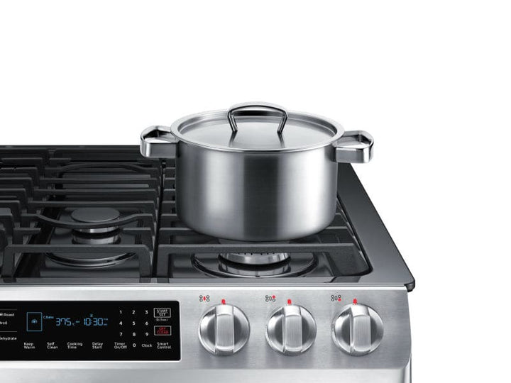 SAMSUNG NX58R9421SS 5.8 cu. ft. Slide-in Gas Range with Convection in Stainless Steel