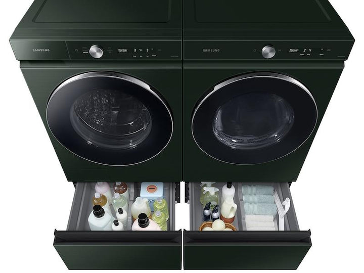 SAMSUNG WE502NG Bespoke 27" Laundry Pedestal with Storage Drawer in Forest Green