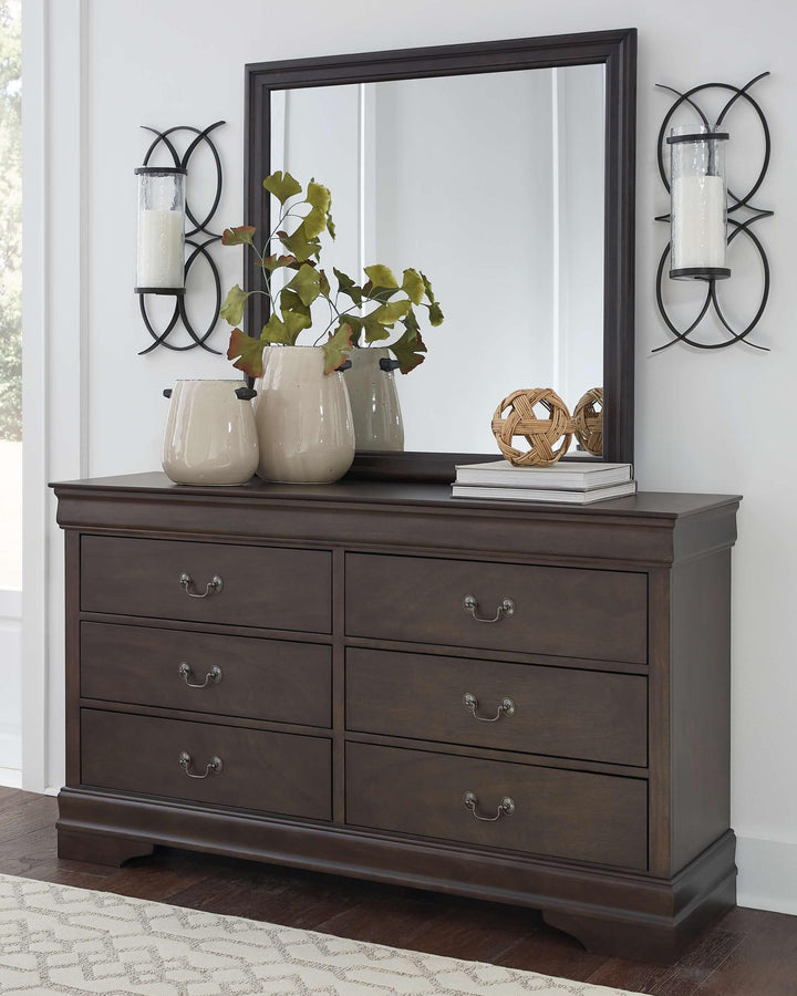 ASHLEY FURNITURE B398B1 Leewarden Dresser and Mirror