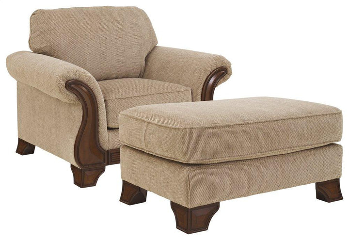 ASHLEY FURNITURE 44900U2 Lanett Chair and Ottoman