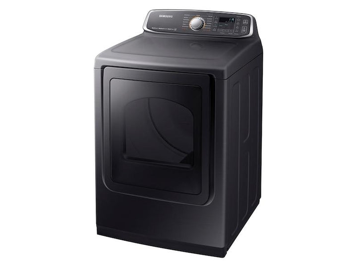 SAMSUNG DVE52M7750V 7.4 cu. ft. Electric Dryer in Black Stainless Steel