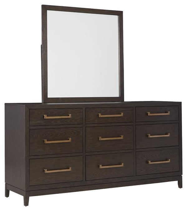 ASHLEY FURNITURE B984B1 Burkhaus Dresser and Mirror