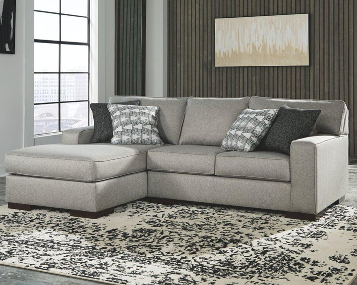 ASHLEY FURNITURE 41902S1 Marsing Nuvella 2-piece Sectional With Chaise