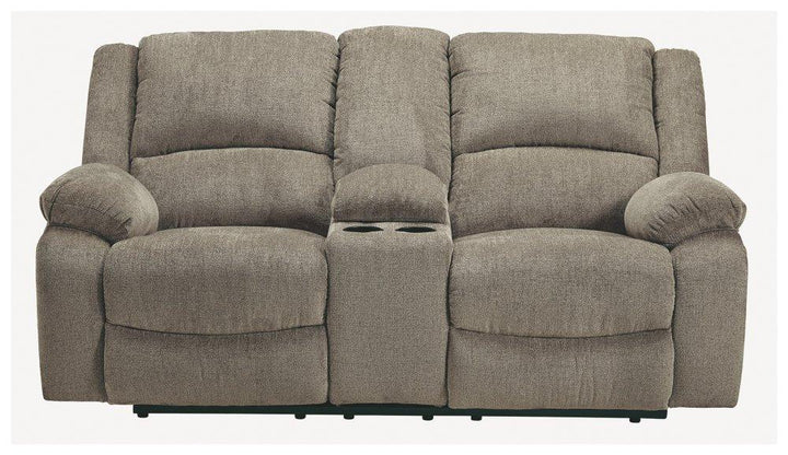 ASHLEY FURNITURE 7650594 Draycoll Reclining Loveseat With Console