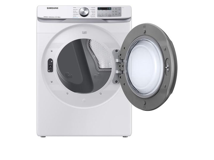 SAMSUNG DVG50R8500W 7.5 cu. ft. Smart Gas Dryer with Steam Sanitize+ in White