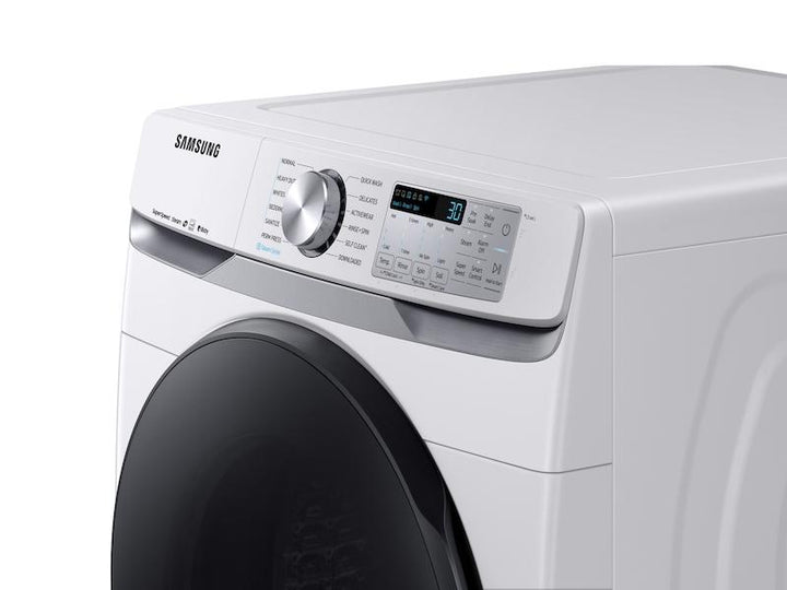 SAMSUNG WF50R8500AW 5.0 cu. ft. Smart Front Load Washer with Super Speed in White