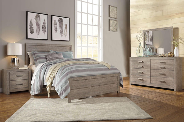 ASHLEY FURNITURE PKG011522 Queen Panel Bed With Mirrored Dresser