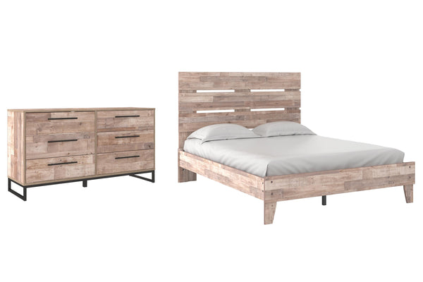 ASHLEY FURNITURE PKG009188 Queen Platform Bed With Dresser