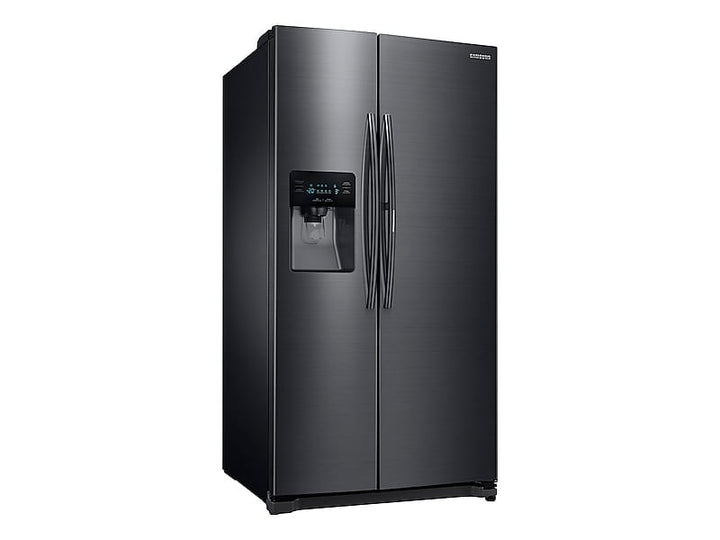 SAMSUNG RH25H5611SG 25 cu. ft. Food ShowCase Side-by-Side Refrigerator with Metal Cooling in Black Stainless Steel