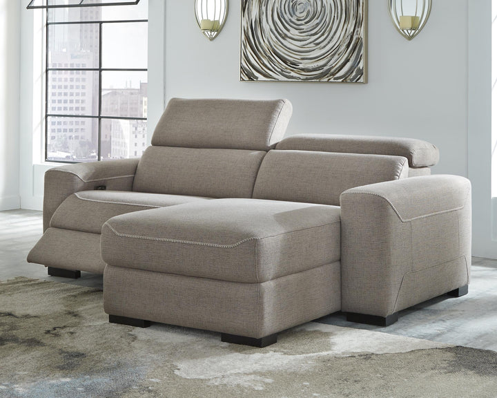 ASHLEY FURNITURE 77005S3 Mabton 2-piece Power Reclining Sectional With Chaise