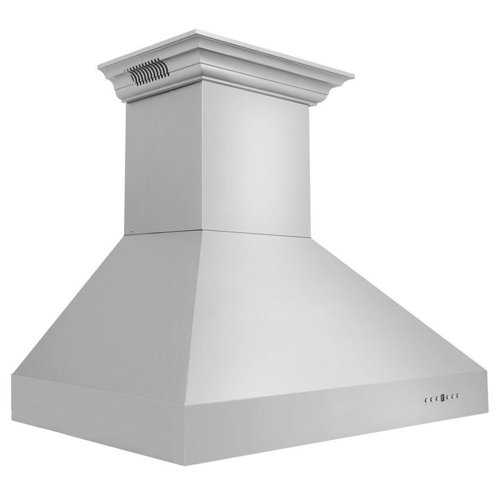 ZLINE KITCHEN AND BATH 667CRNBT30 ZLINE Ducted Vent Wall Mount Range Hood in Stainless Steel with Built-in CrownSound TM Bluetooth Speakers Size: 30 Inch