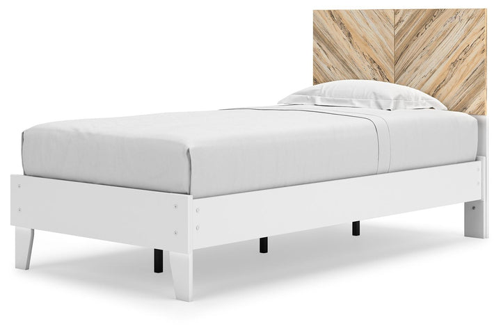 ASHLEY FURNITURE EB1221B3 Piperton Twin Panel Platform Bed