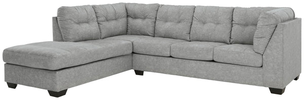 ASHLEY FURNITURE 80804S3 Falkirk 2-piece Sectional With Chaise and Sleeper