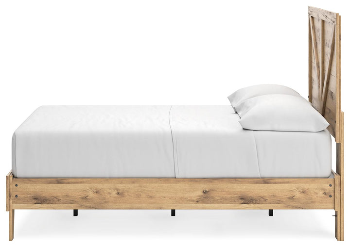 ASHLEY FURNITURE EB2712B2 Larstin Full Crossbuck Panel Platform Bed