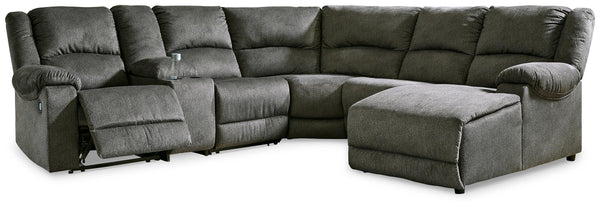 ASHLEY FURNITURE 30402S11 Benlocke 6-piece Reclining Sectional With Chaise