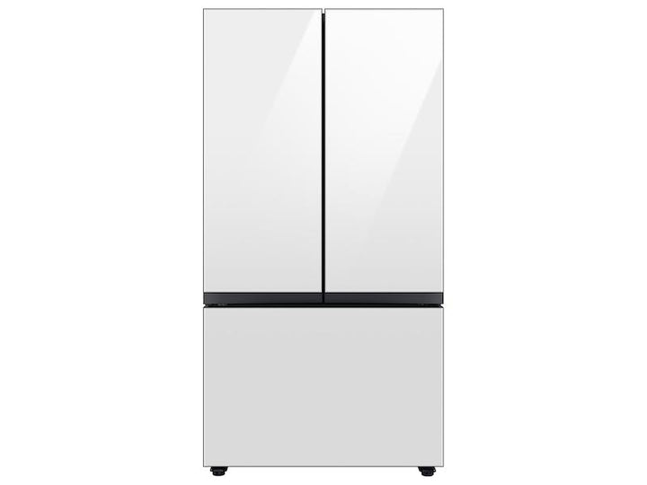 SAMSUNG RF30BB620012AA Bespoke 3-Door French Door Refrigerator 30 cu. ft. with AutoFill Water Pitcher in White Glass