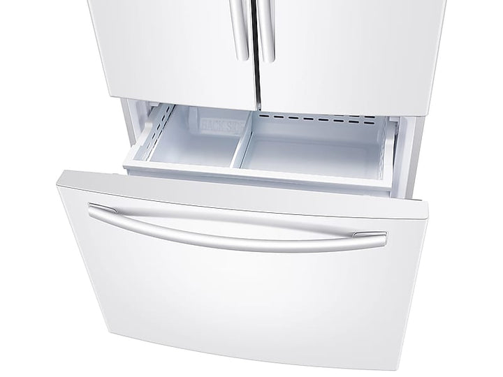 SAMSUNG RF261BEAEWW 26 cu. ft. French Door Refrigerator with Internal Filtered Water in White