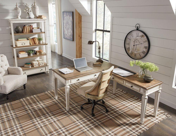 ASHLEY FURNITURE H743H1 Realyn 2-piece Home Office Desk