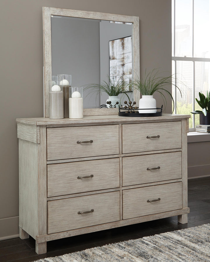 ASHLEY FURNITURE B434B1 Hollentown Dresser and Mirror