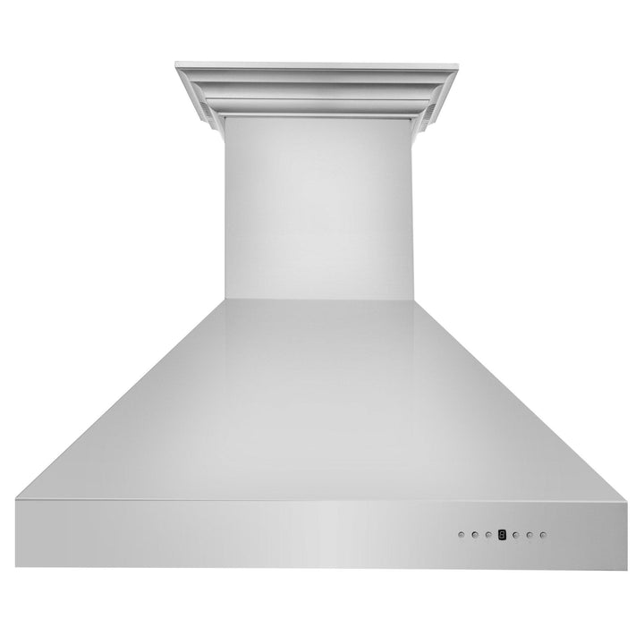 ZLINE KITCHEN AND BATH 667CRNBT30 ZLINE Ducted Vent Wall Mount Range Hood in Stainless Steel with Built-in CrownSound TM Bluetooth Speakers Size: 30 Inch