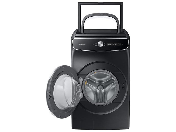 SAMSUNG WV60A9900AV 6.0 cu. ft. Total Capacity Smart Dial Washer with FlexWash TM and Super Speed Wash in Brushed Black