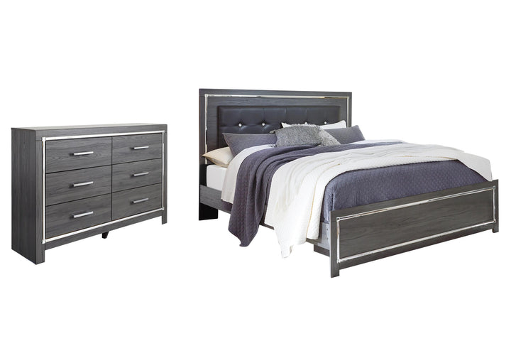 ASHLEY FURNITURE PKG003546 King Panel Bed With Dresser