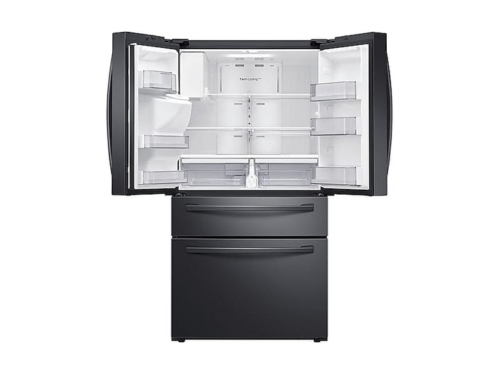 SAMSUNG RF28R7201SG 28 cu. ft. 4-Door French Door Refrigerator with FlexZone TM Drawer in Black Stainless Steel