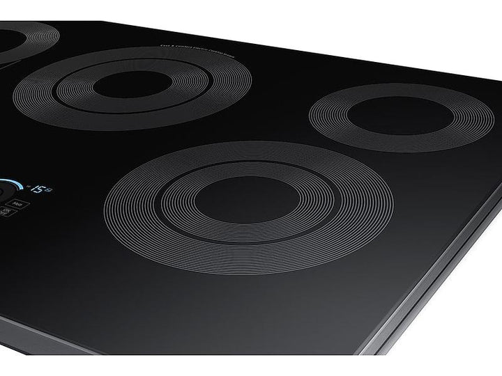 SAMSUNG NZ30K7570RG 30" Smart Electric Cooktop with Sync Elements in Black Stainless Steel