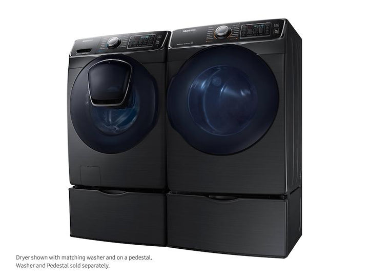 SAMSUNG DV45K6500EV 7.5 cu. ft. Smart Electric Dryer with MultiSteam TM in Black Stainless Steel