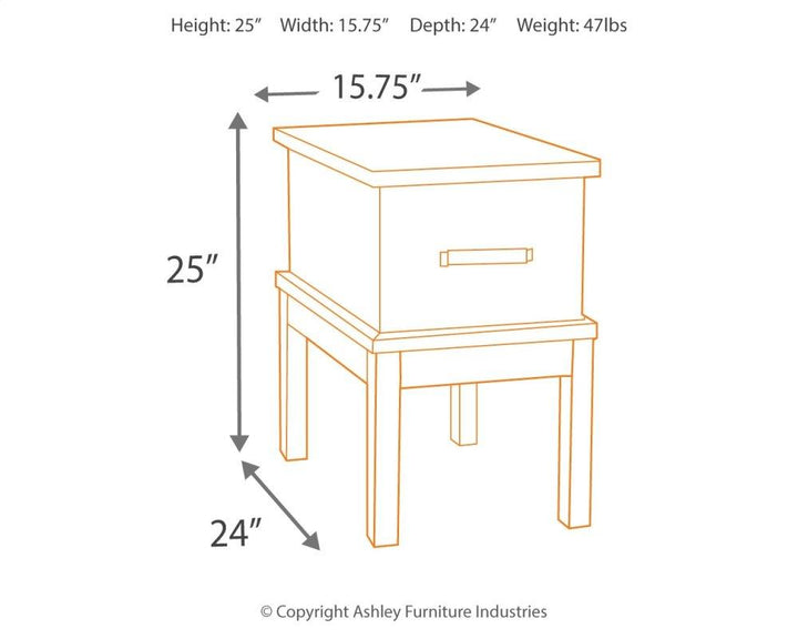 ASHLEY FURNITURE PKG008498 2 End Tables