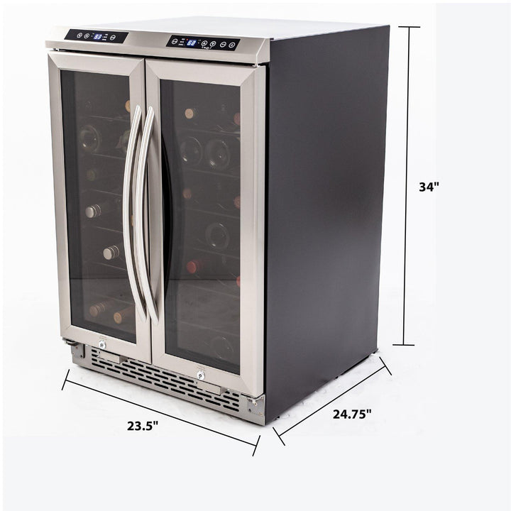 AVANTI WCV38DZ 38 Bottle Dual-Zone Wine Cooler