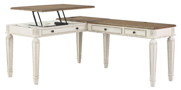 ASHLEY FURNITURE H743H2 Realyn 2-piece Home Office Lift Top Desk